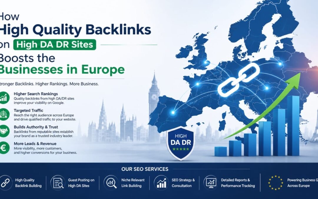 How High Quality Backlinks on High DA DR Sites Boosts the Businesses in Europe in 2026